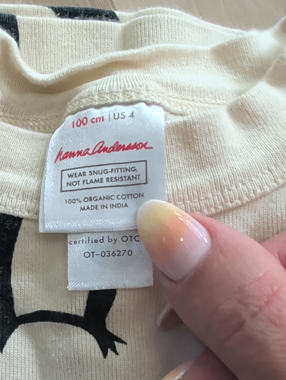 Lot Of Two Hanna Andersson Winter Pajamas long sleeve Size 4 Penguins Pine Trees - Picture 4 of 5